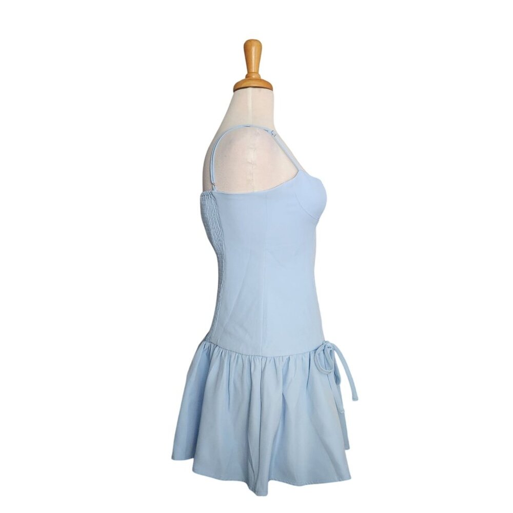 Peppermayo Blue Running Late Mini Dress Women's Size US 6 - Picture 6 of 9